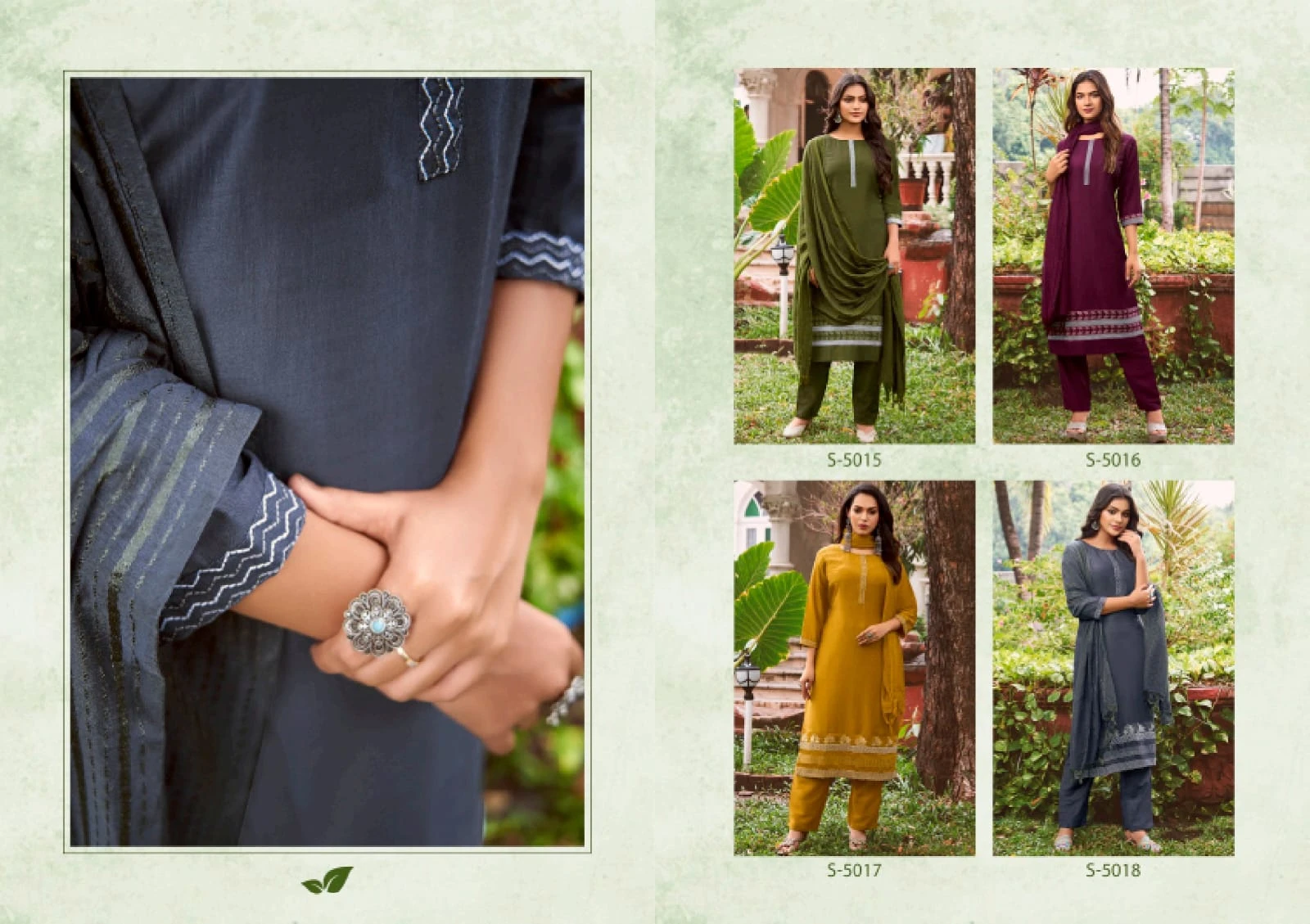 Subhash Sarees Supriya Chinon Silk Wholesale Readymade Salwar Suit Catalog — Wholesale Readymade Suit, MPA wholesale from Surat — view 5